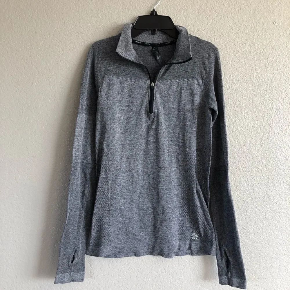 3/$15 RBX Athletic Zip Long Sleeve Top